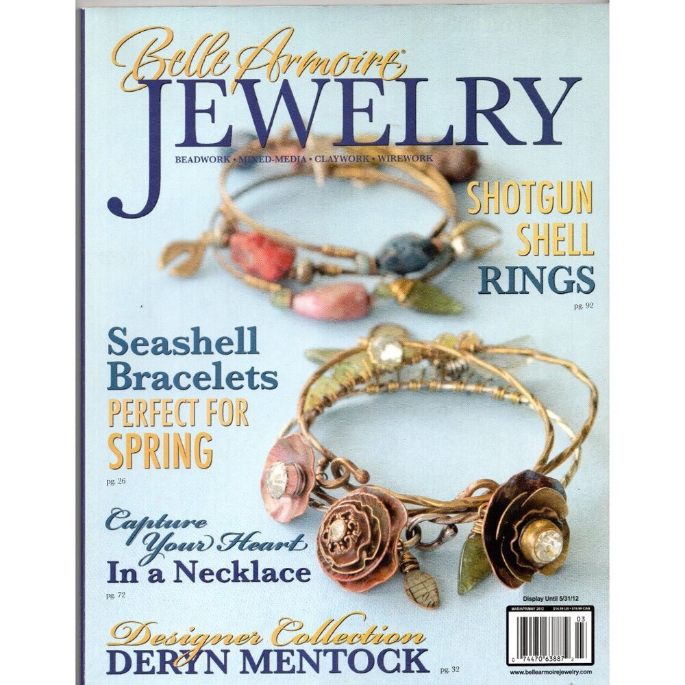 Belle Armoire Jewelry Magazine Spring 2012 Issue Beadwork Mixed Media Claywork W